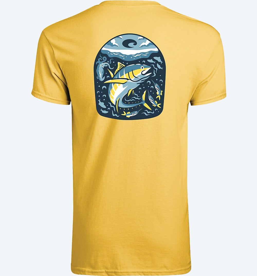 COSTA DEL MAR YELLOW T-SHIRT