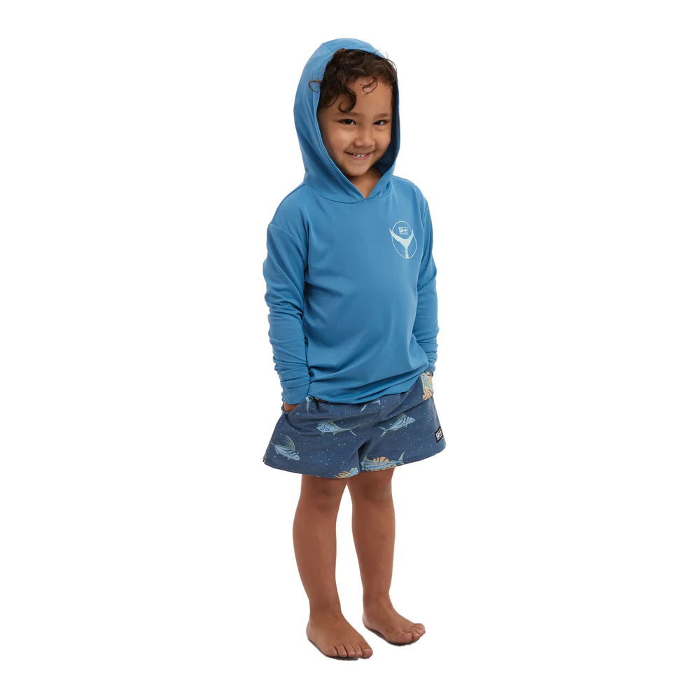 PELAGIC AQUATEK TAILS UP RASHGUARD KIDS