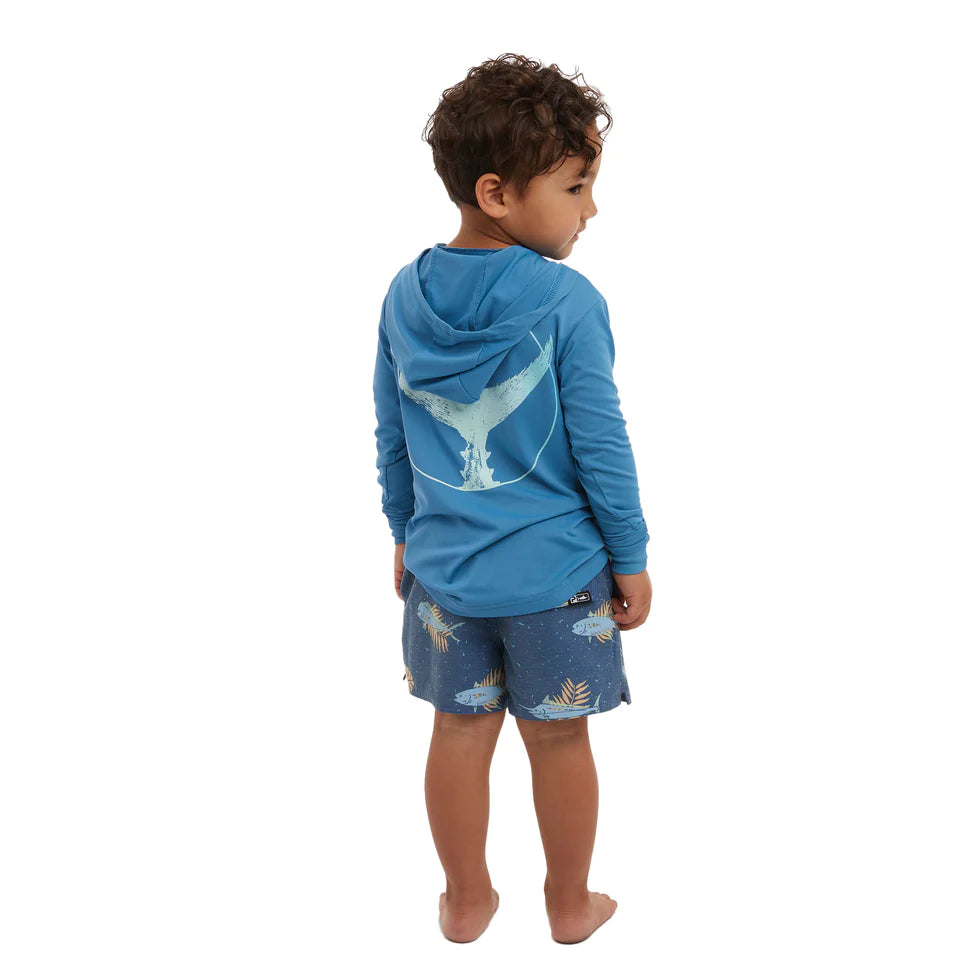 PELAGIC AQUATEK TAILS UP RASHGUARD KIDS