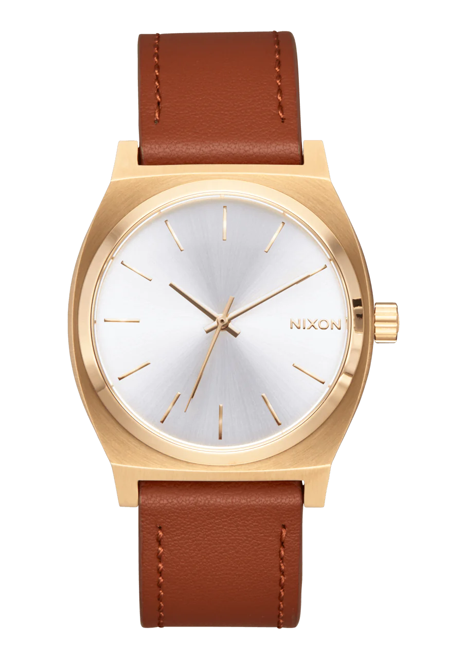 NIXON TIME TELLER LEATHER