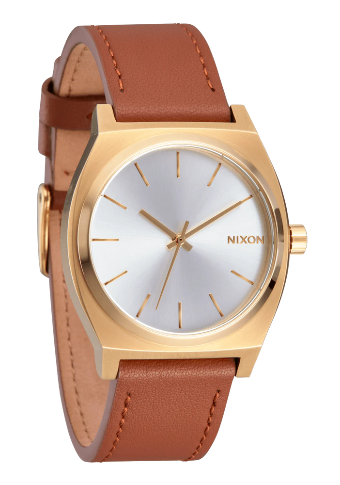 NIXON TIME TELLER LEATHER