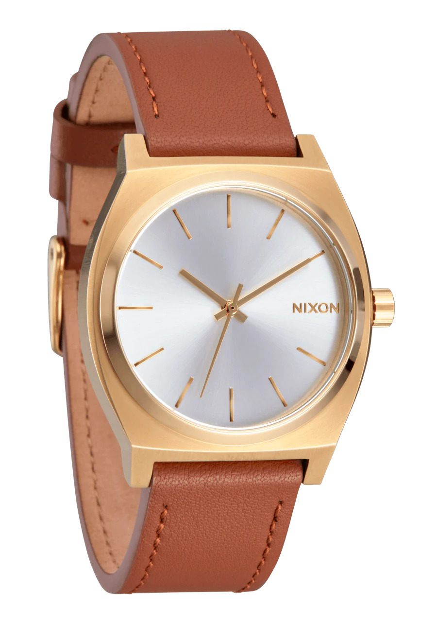 NIXON TIME TELLER LEATHER