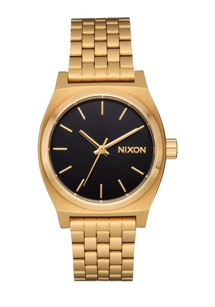 NIXON MEDIUM TIME TELLER GOLD