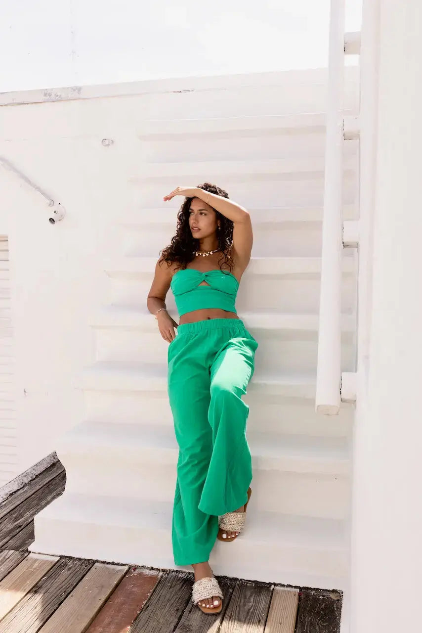 BLANCO BY NATURE GREEN PANTS