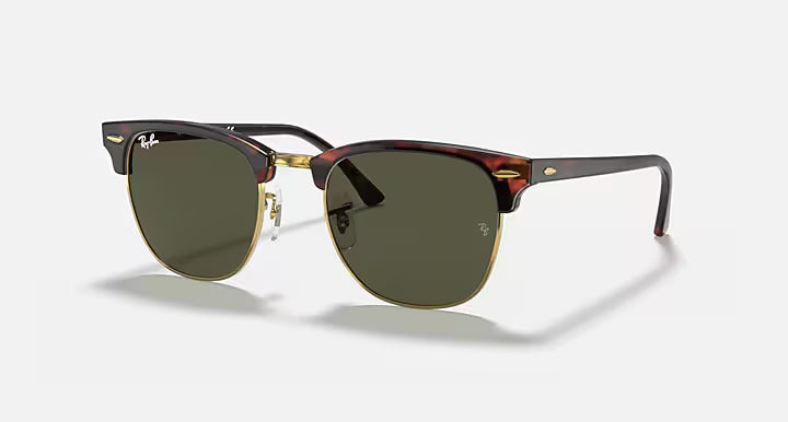 RAY BAN CLUBMASTER BLACK ON