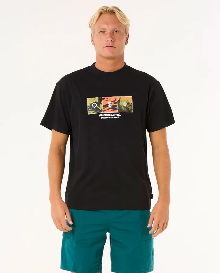 RIP CURL SEARCH GRID TEE